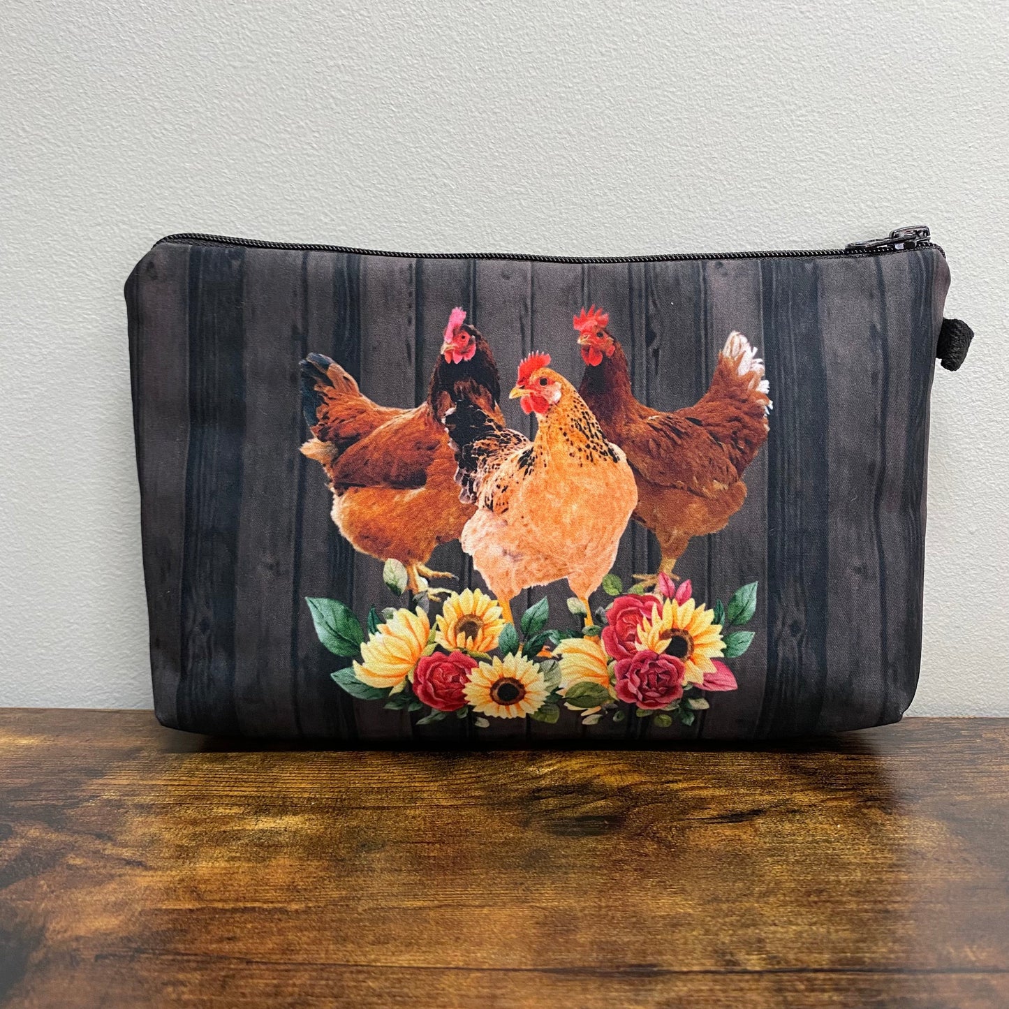 Pouch - Chickens & Sunflowers