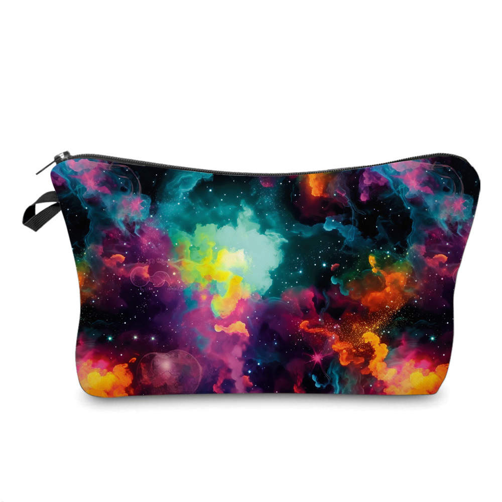 Pouch - Galaxy Orange Pink Green