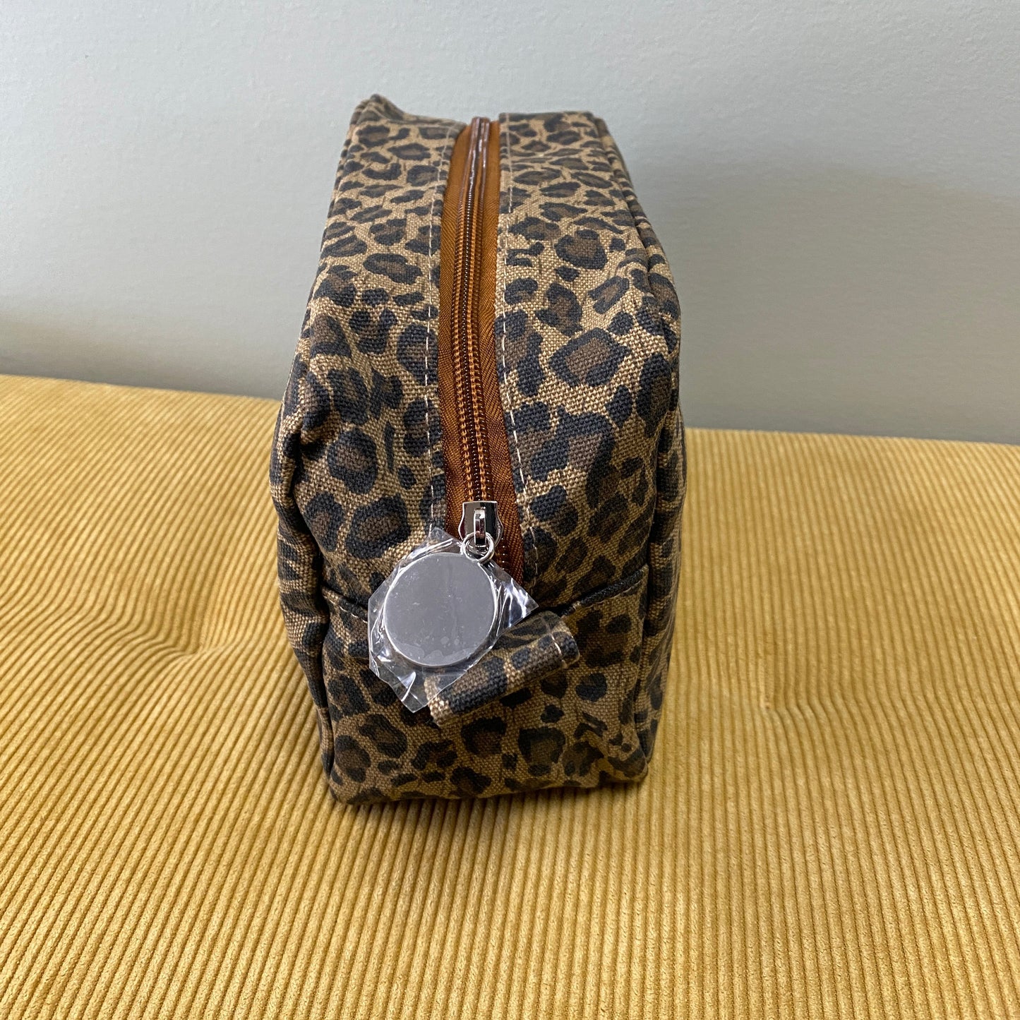 Pouch - Stand Up Zip - Brown Leopard