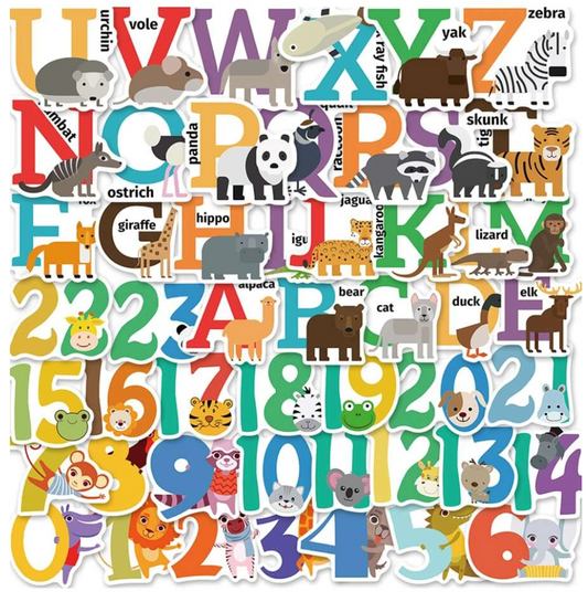 Stickers - Numbers & Letters