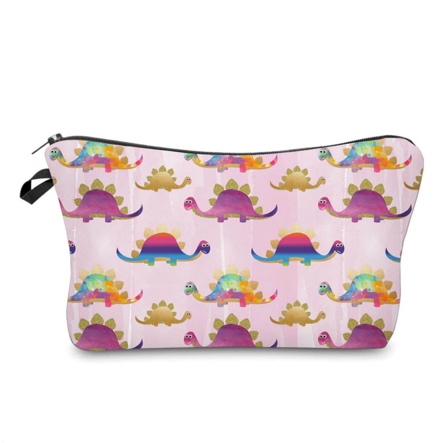 Pouch - Dino on Pink