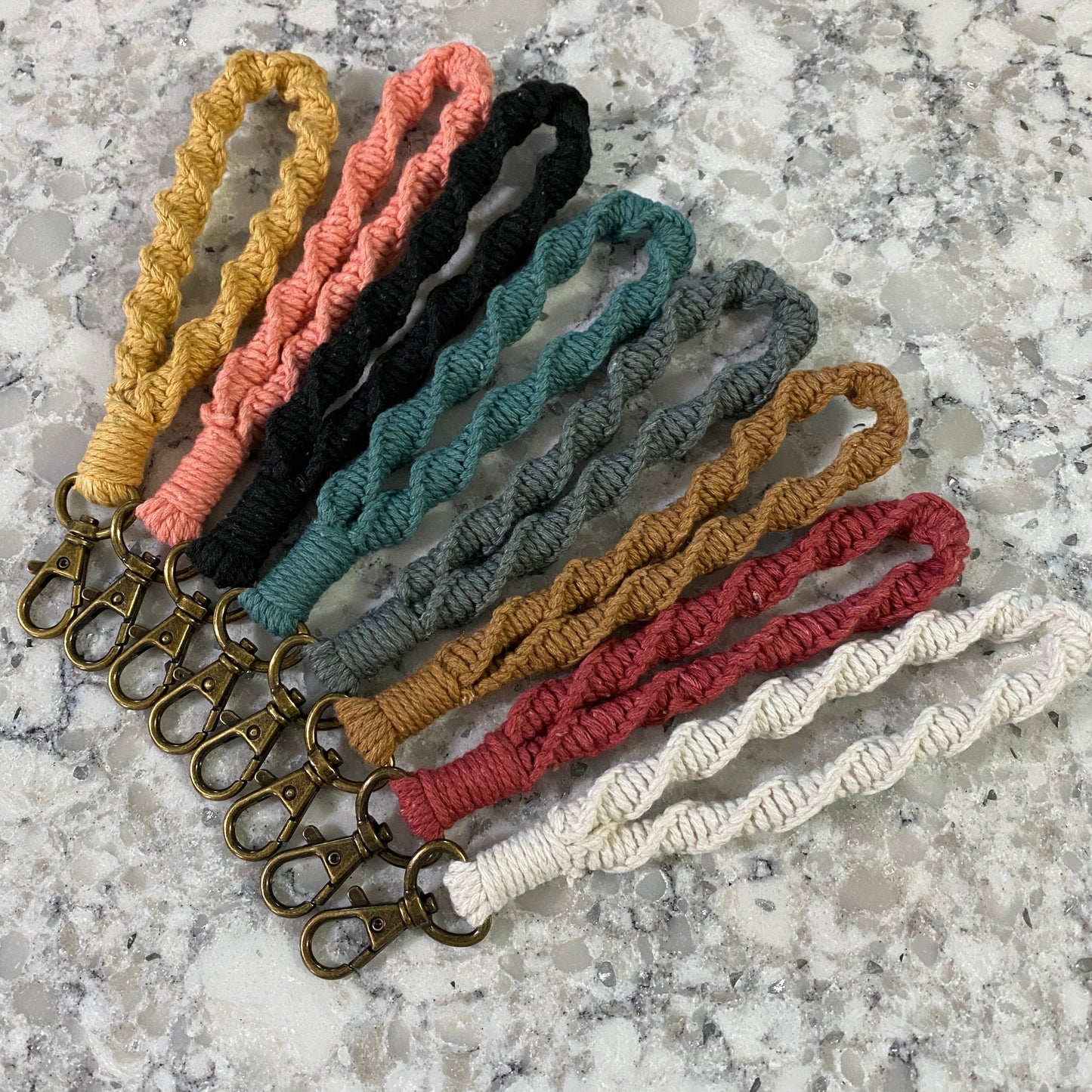 Keychain - Macrame Bracelet - Twisted Solid