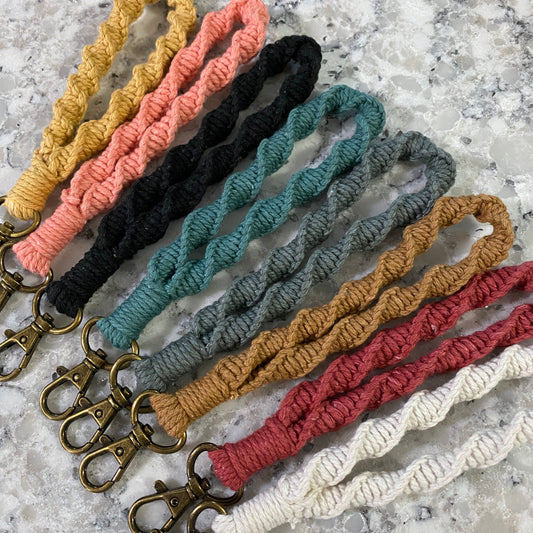 Keychain - Macrame Bracelet - Twisted Solid