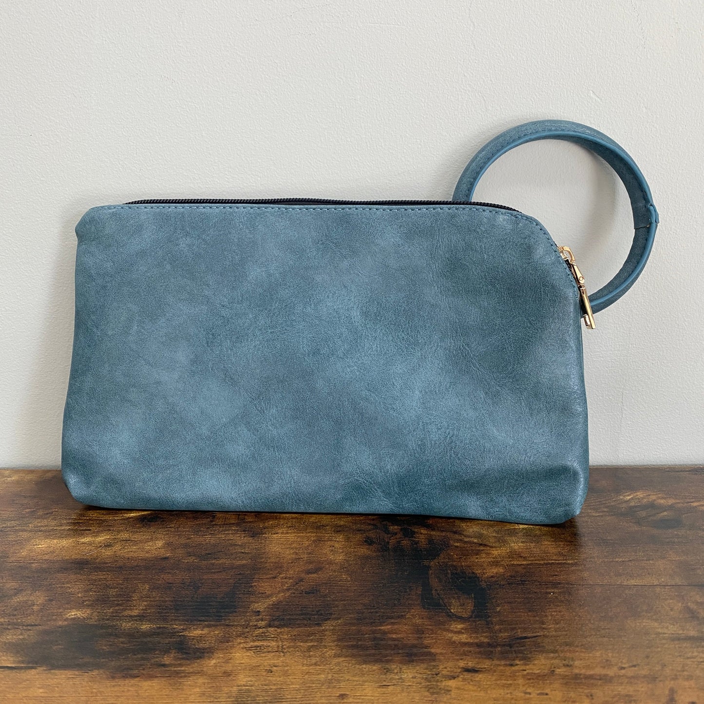 Luna Clutch - Faux Leather with Wrist Loop