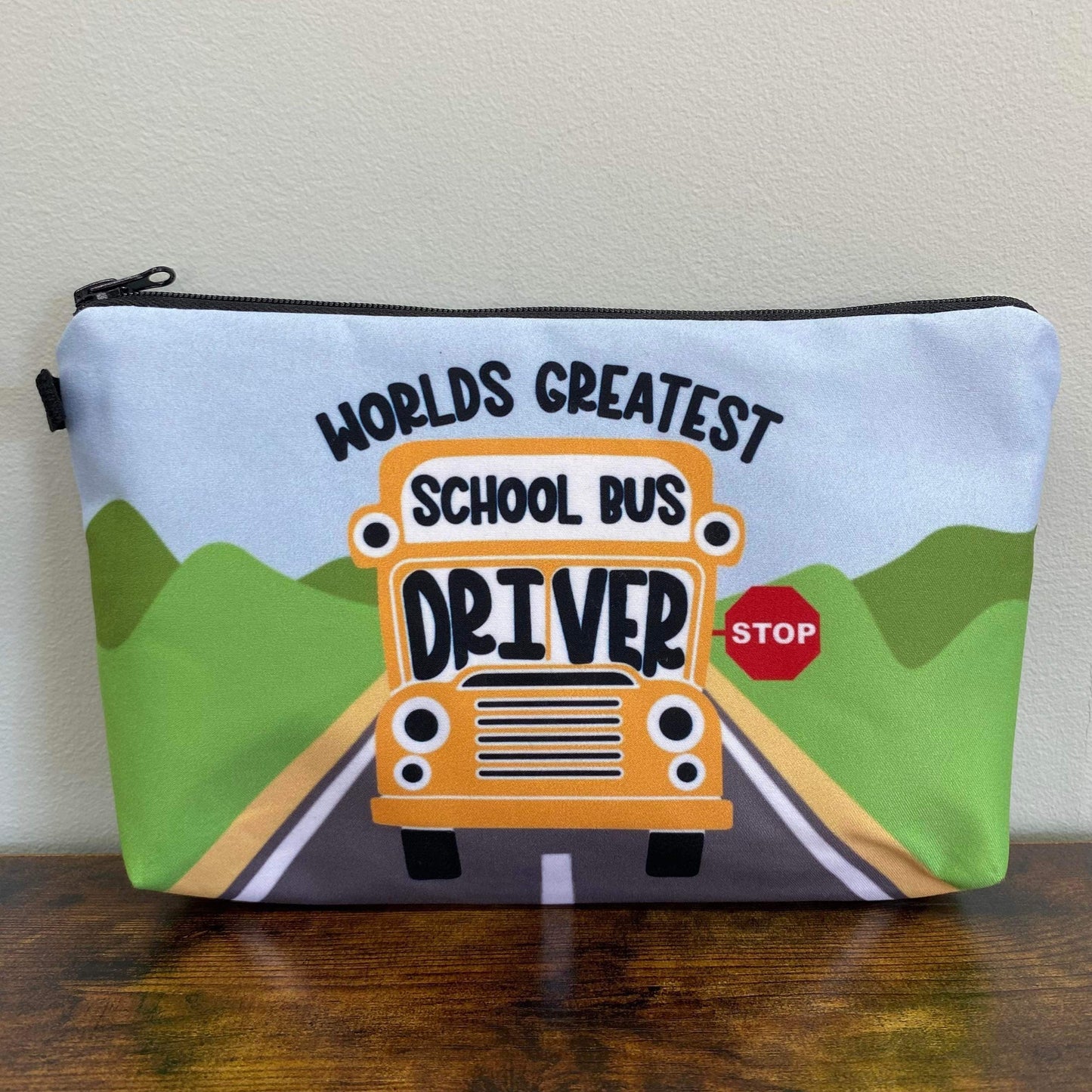 Pouch - Teacher, Worlds Greatest School Bus Driver