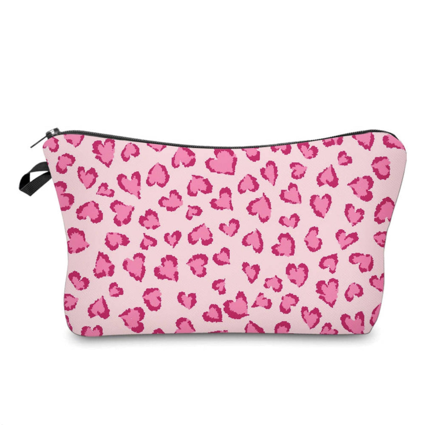 Pouch - Animal Print Pink Heart