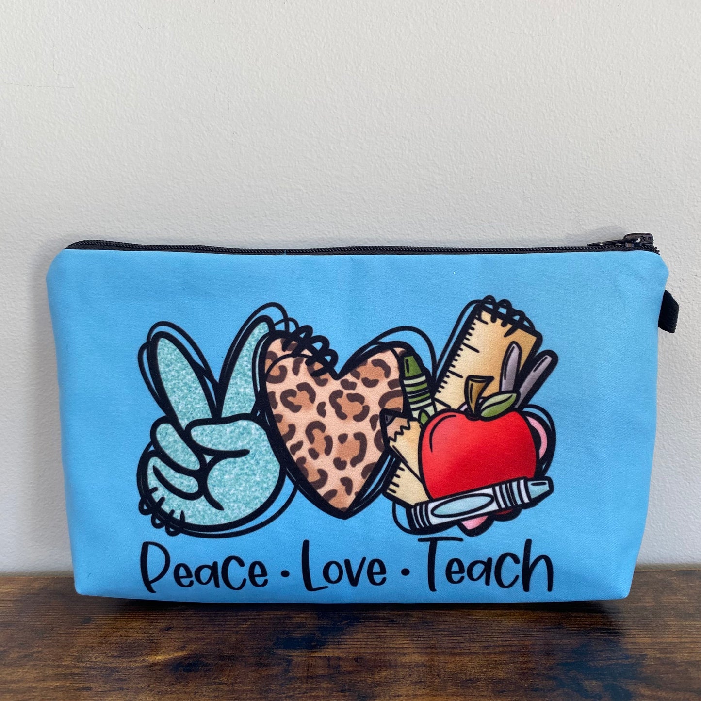 Pouch - Teacher, Peace Love