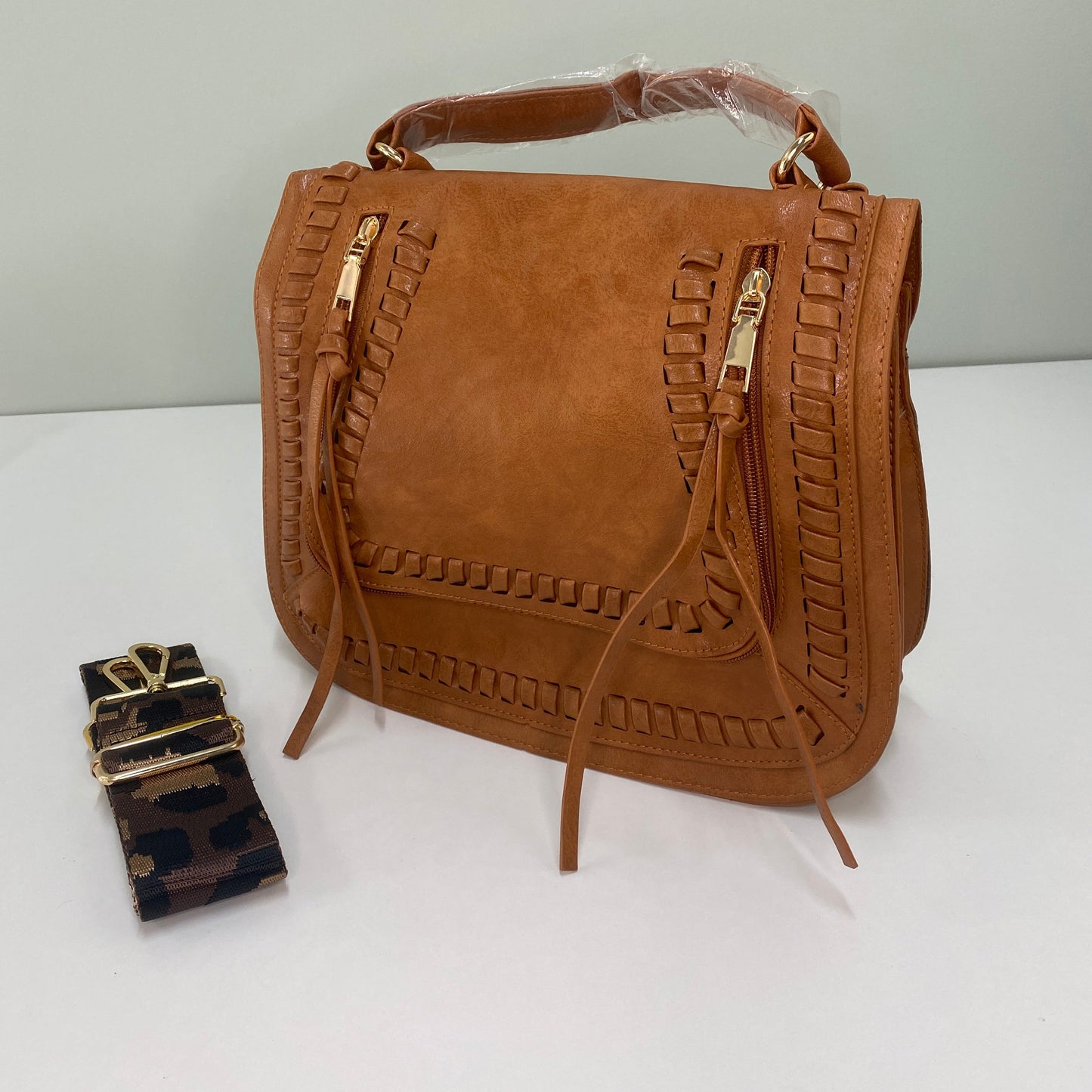 The Beth Woven Saddle Bag- LOCAL PICKUP OPTION