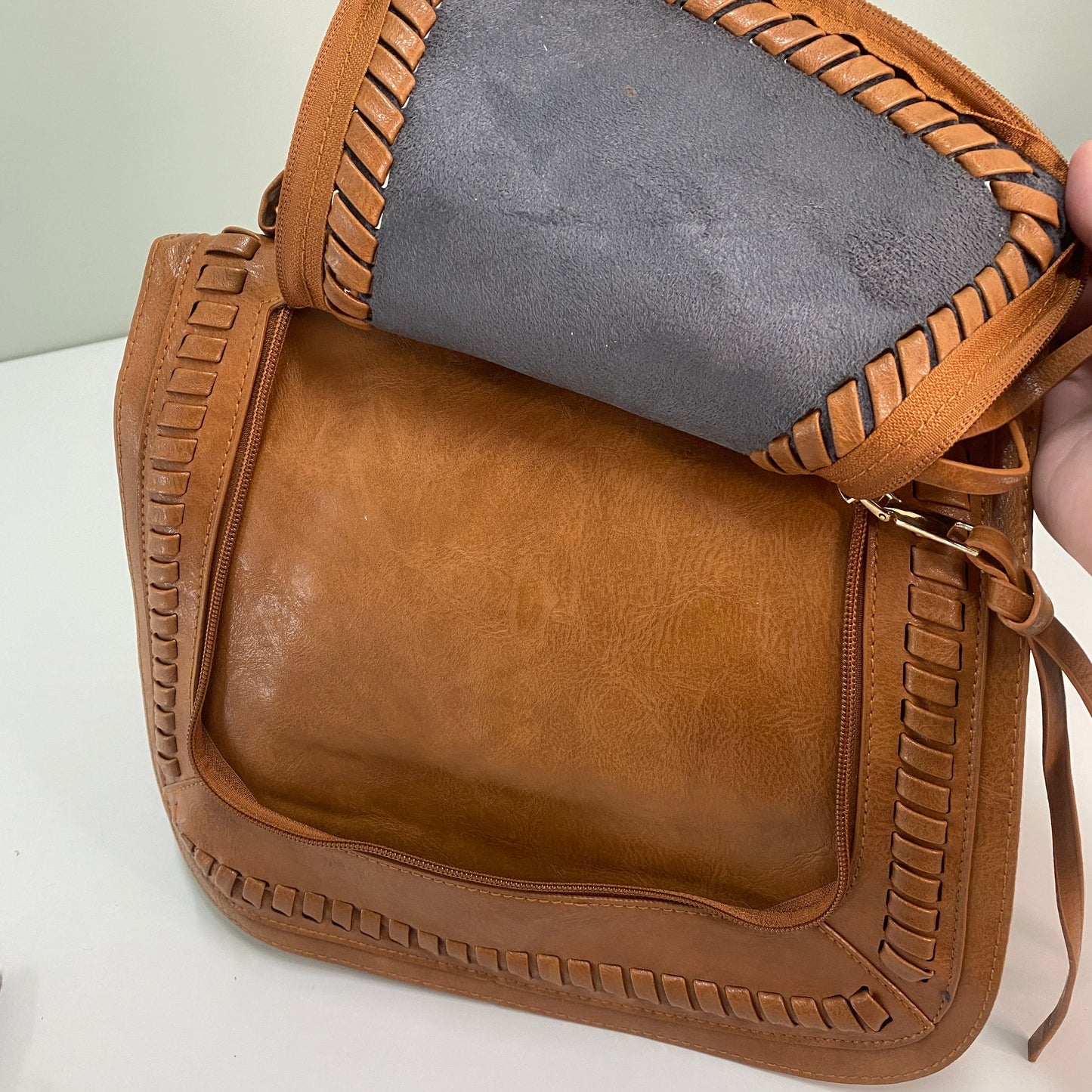 The Beth Woven Saddle Bag- LOCAL PICKUP OPTION