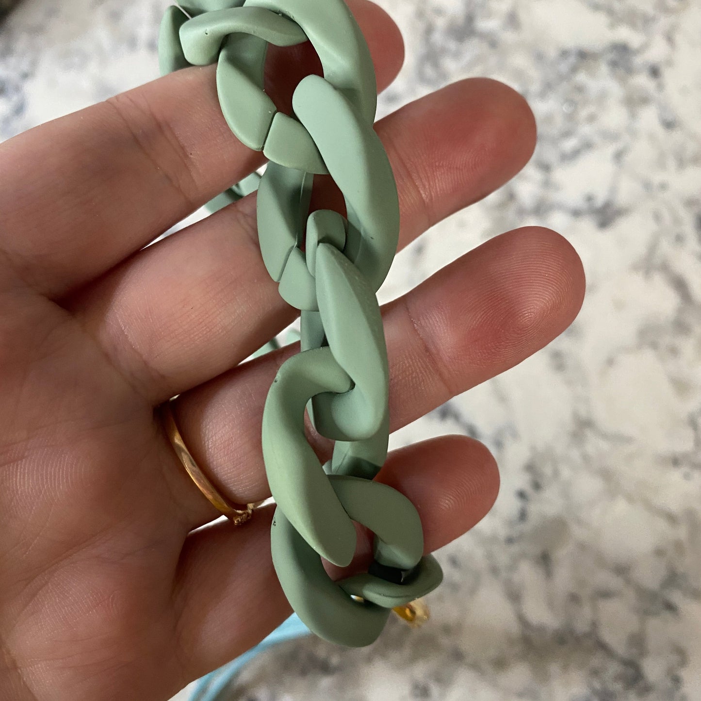 Keychain - Link Bracelet with Tassel