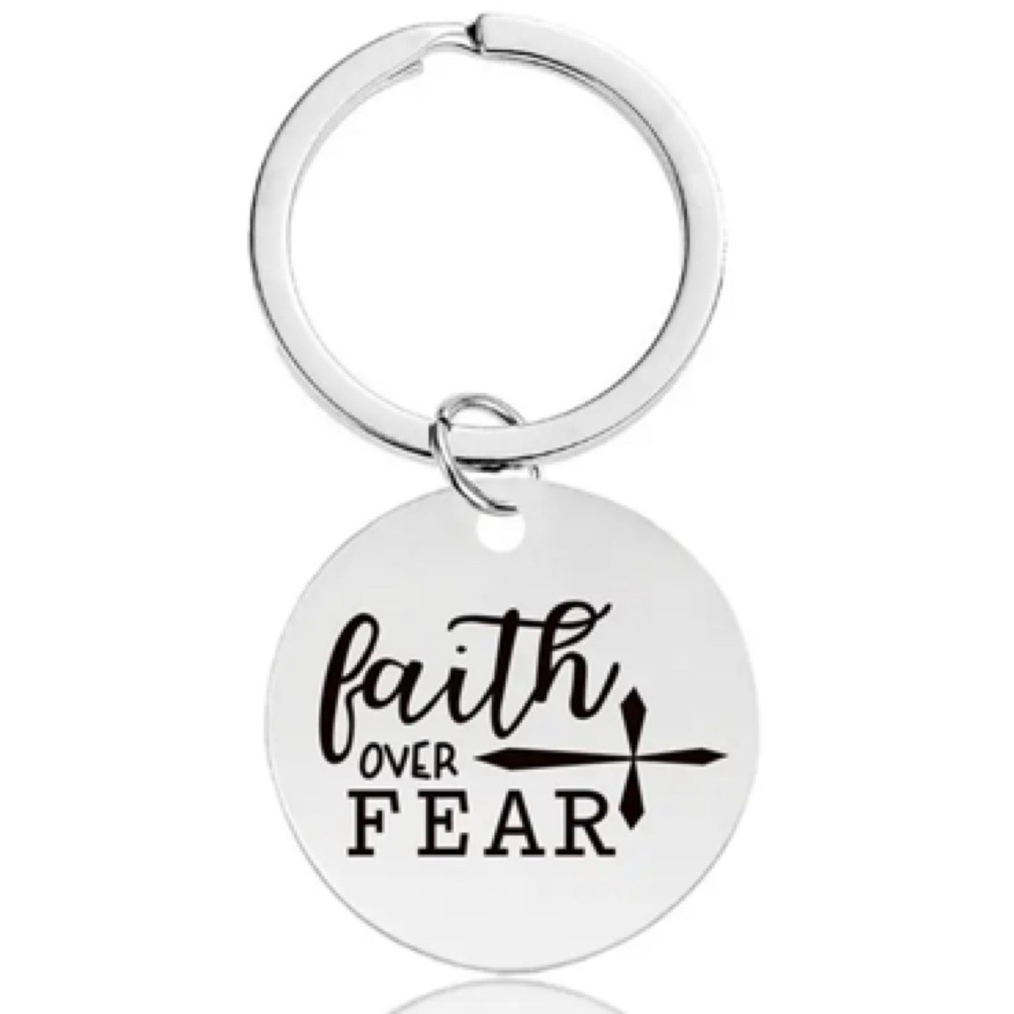 Keychain - Faith Over Fear