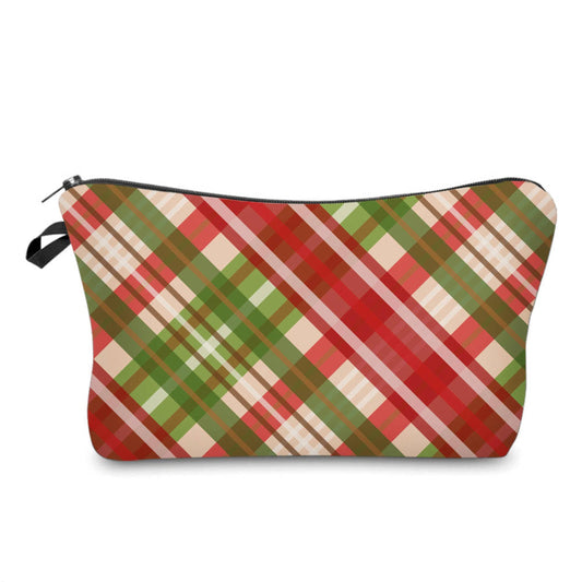 Pouch  - Holiday PLAID- LOCAL PICK UP OPTION