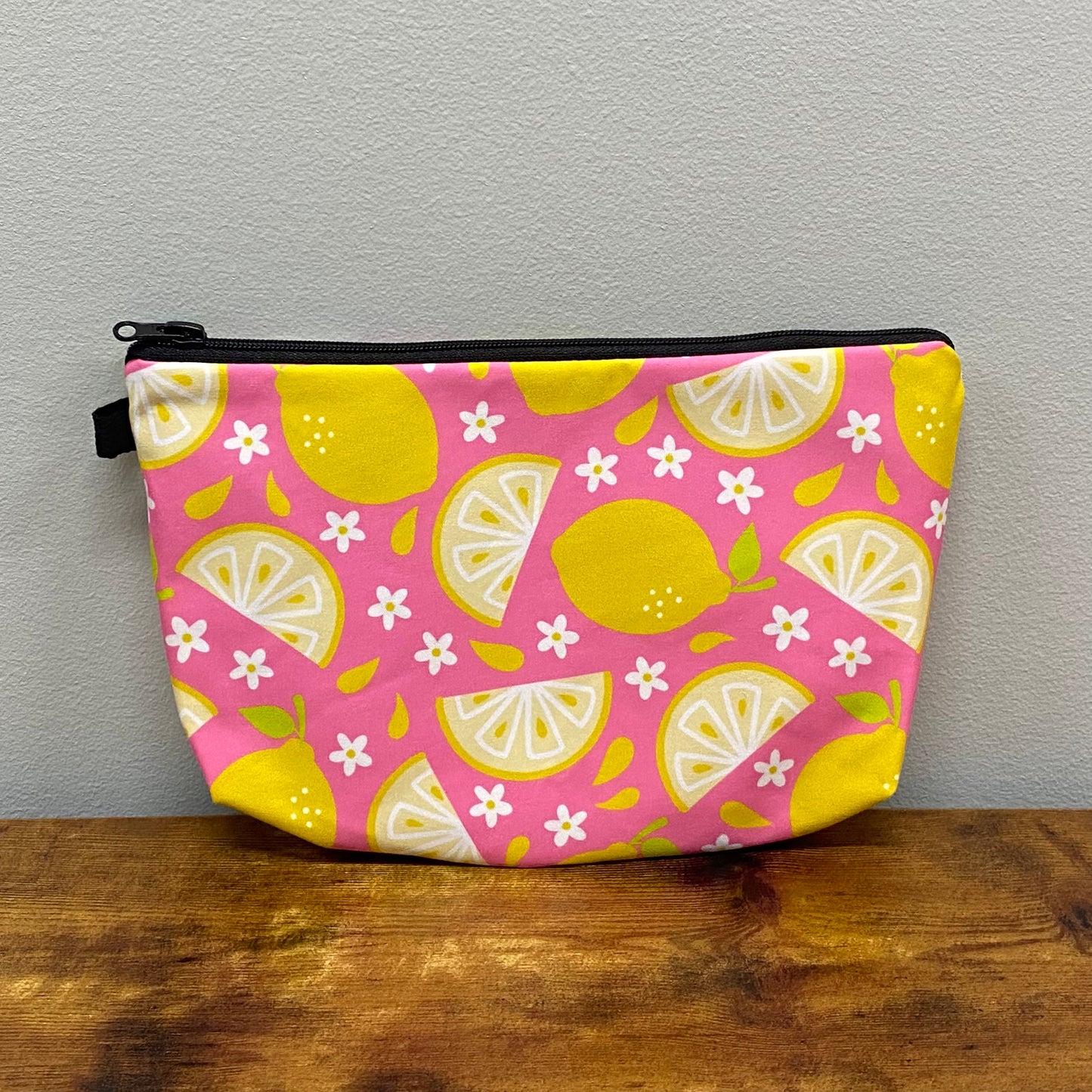 Pouch - Lemon on Pink